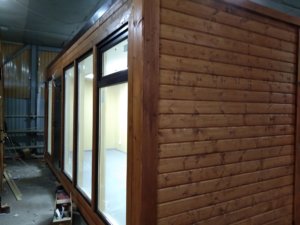 Модульные магазины с отделкой под дерево Модульные магазины с отделкой под дерево